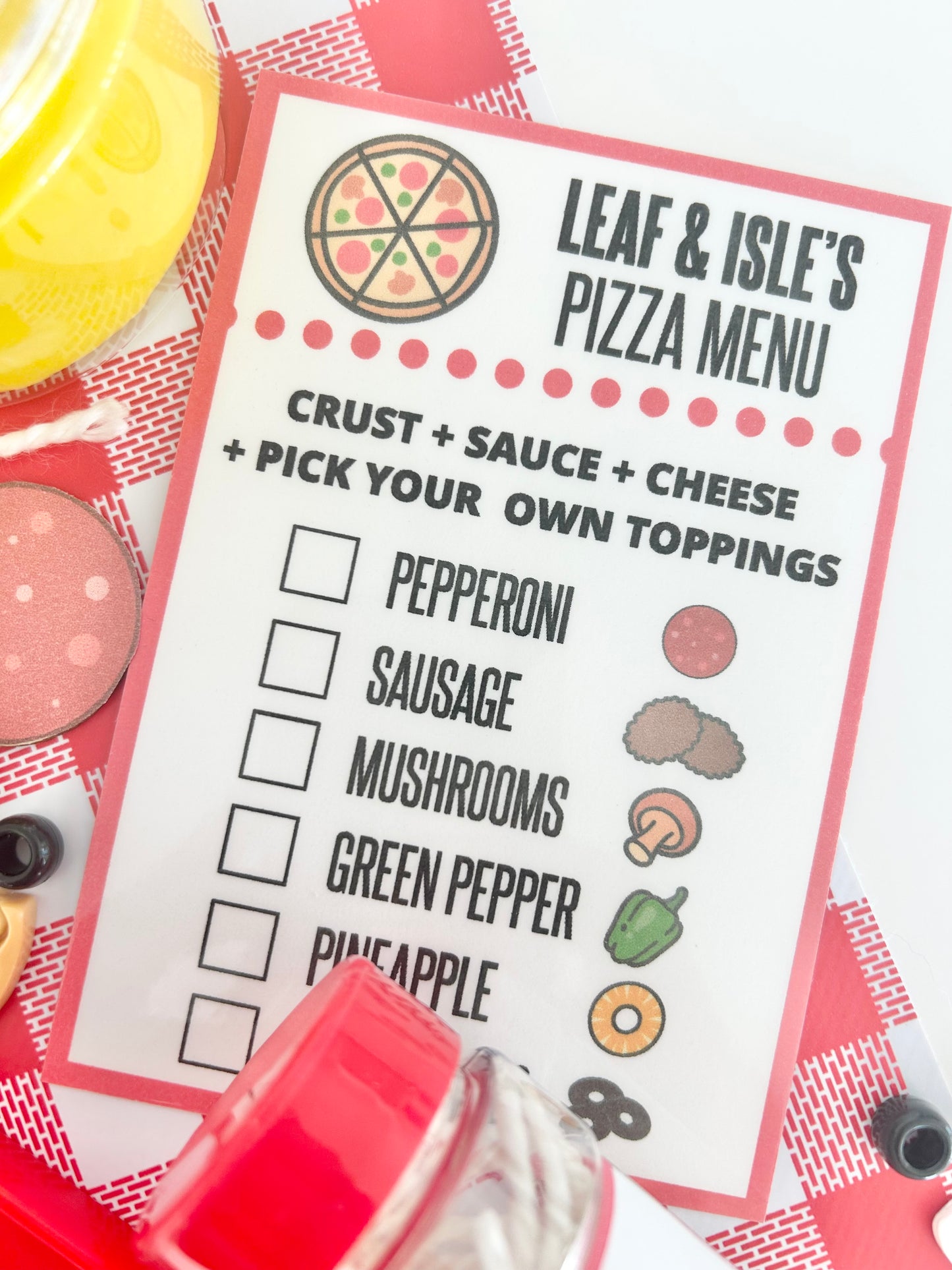 SWEET DREAMS ARE MADE OF CHEESE PLAY KIT